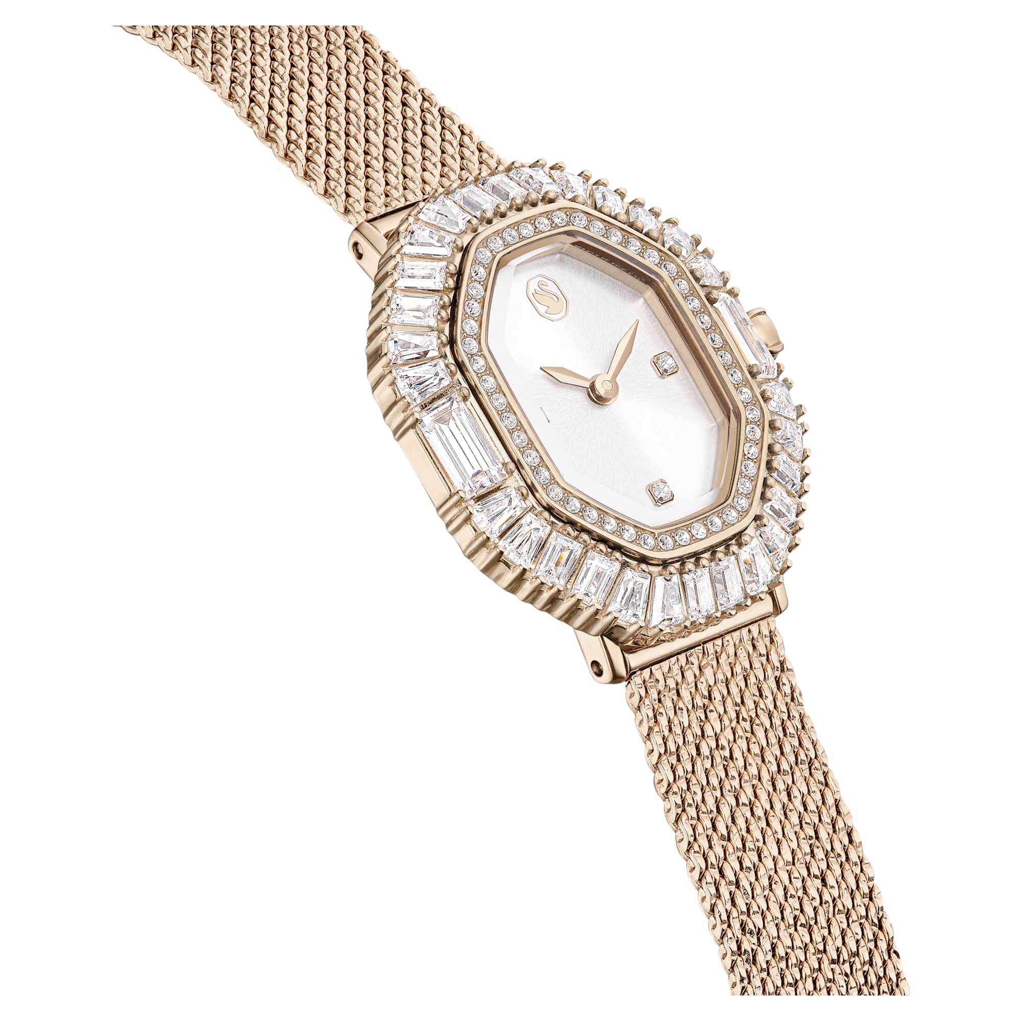 Matrix Octagon watch Metal bracelet, Gold tone, Champagne gold-tone finish - Image 5