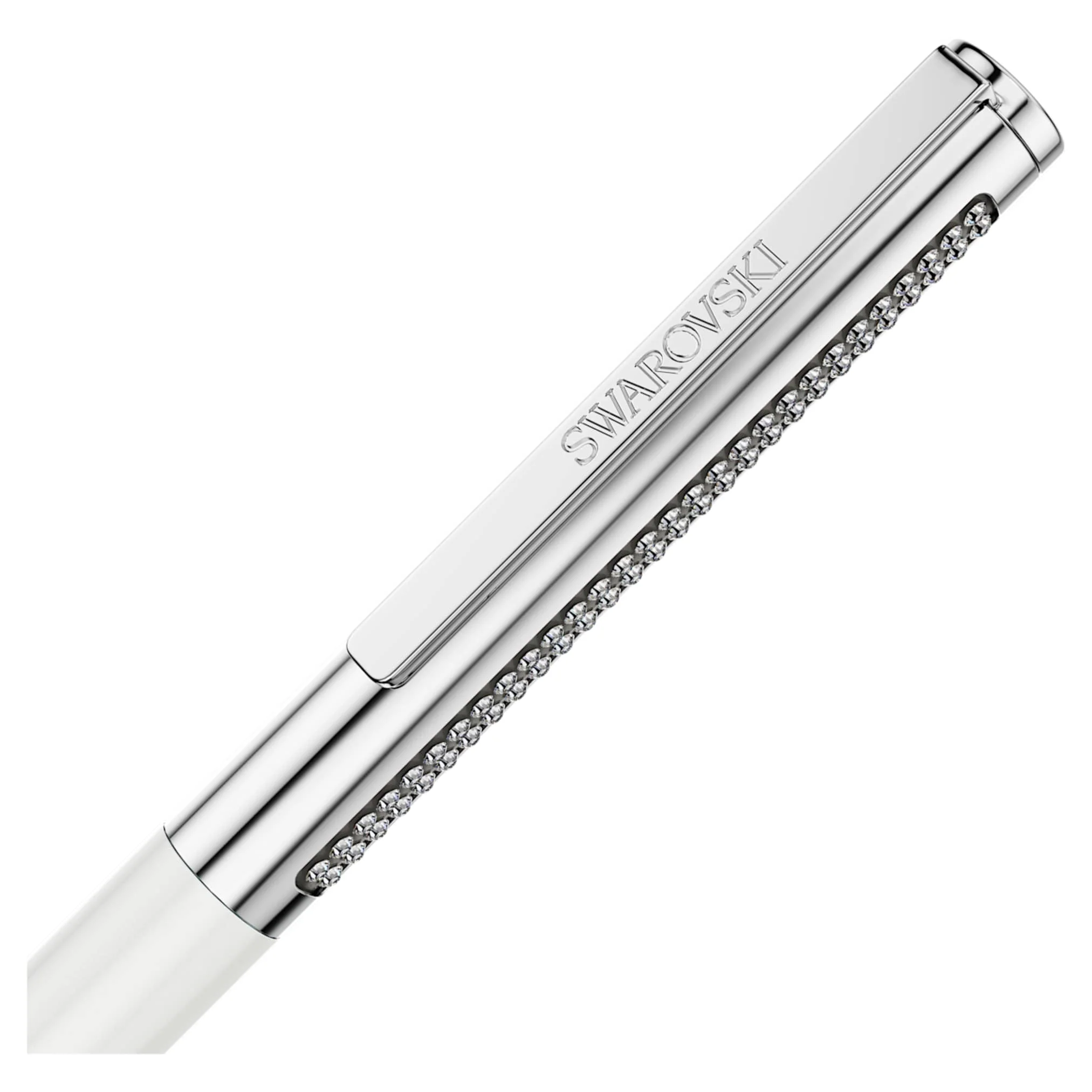 Matrix Tennis ballpoint pen White, Chrome plated - Image 3