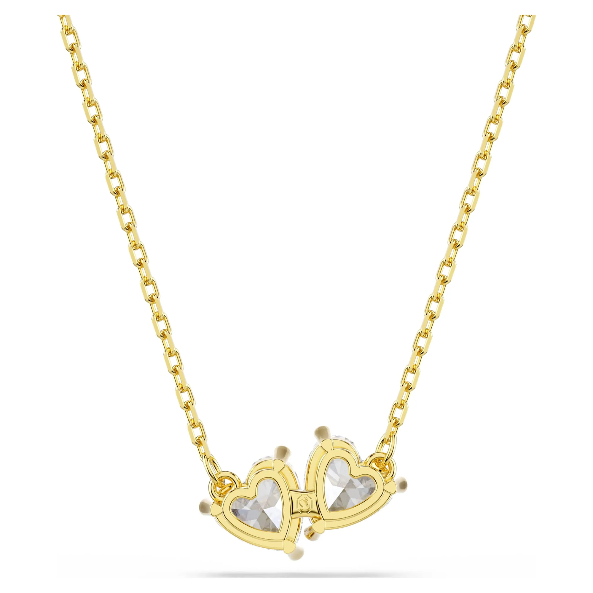 Mesmera Attract necklace Heart, White, Gold-tone plated - Image 4