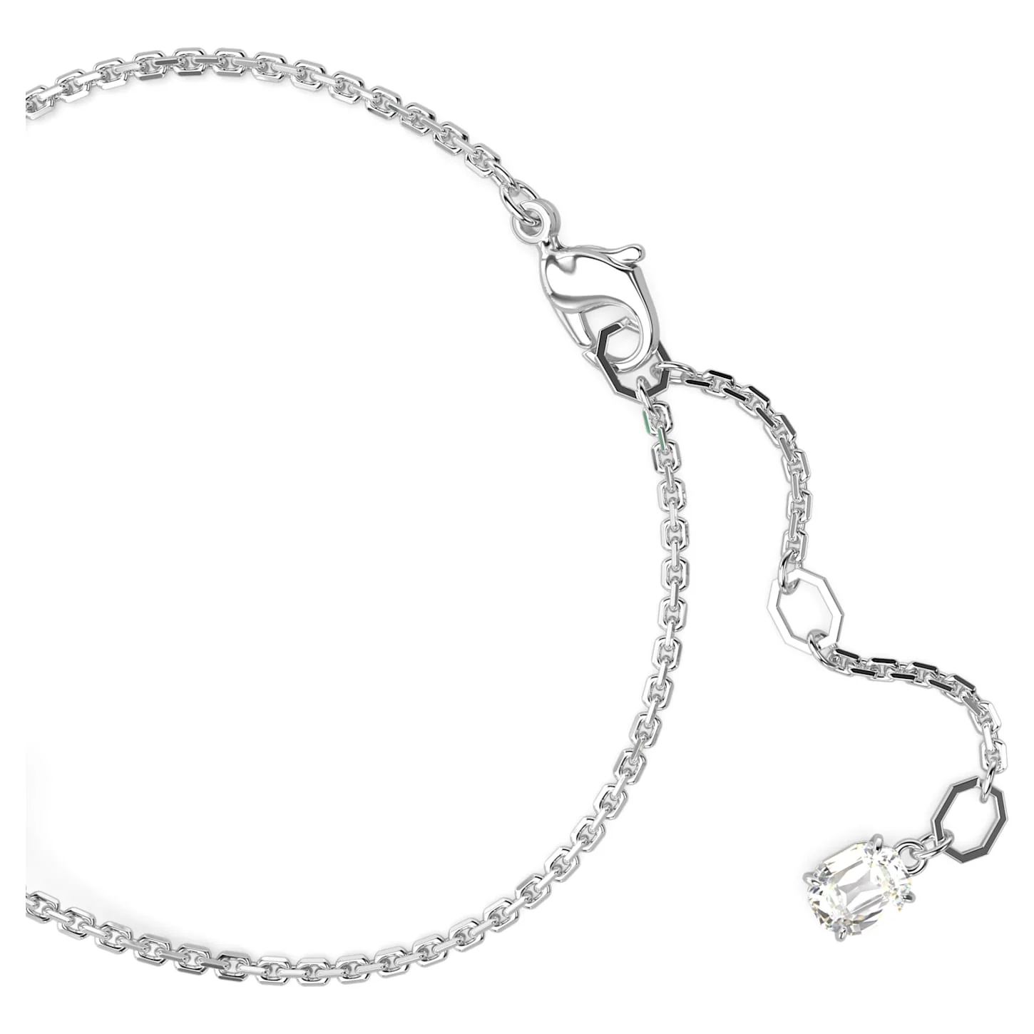 Mesmera bracelet Mixed cuts, Green, Rhodium plated - Image 3