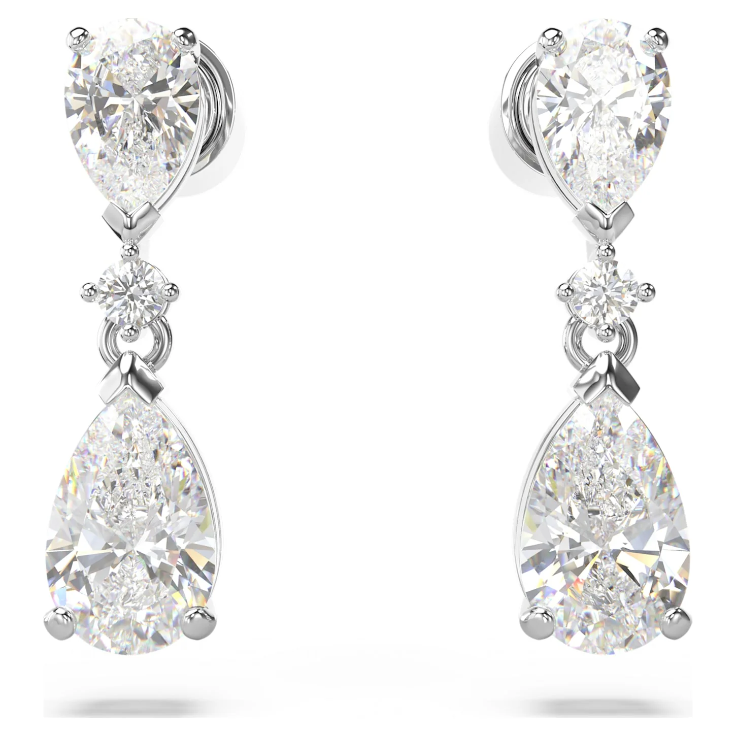 Mesmera set Mixed cuts, White, Rhodium plated - Image 6