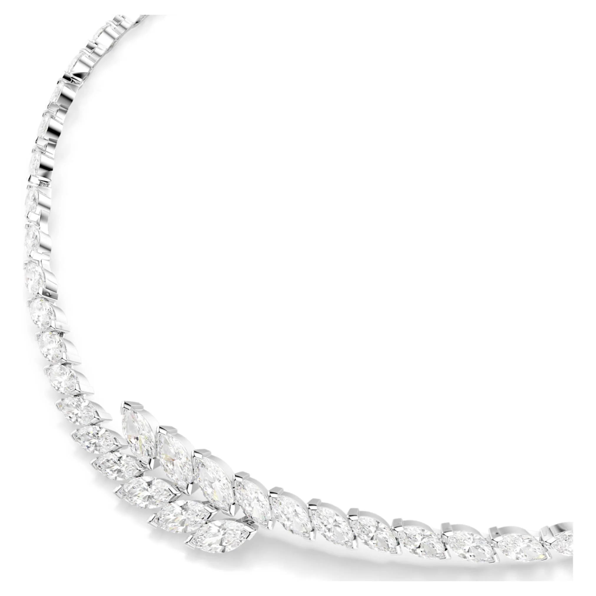 Mesmera set Set (3), Marquise cut, White, Rhodium plated - Image 2