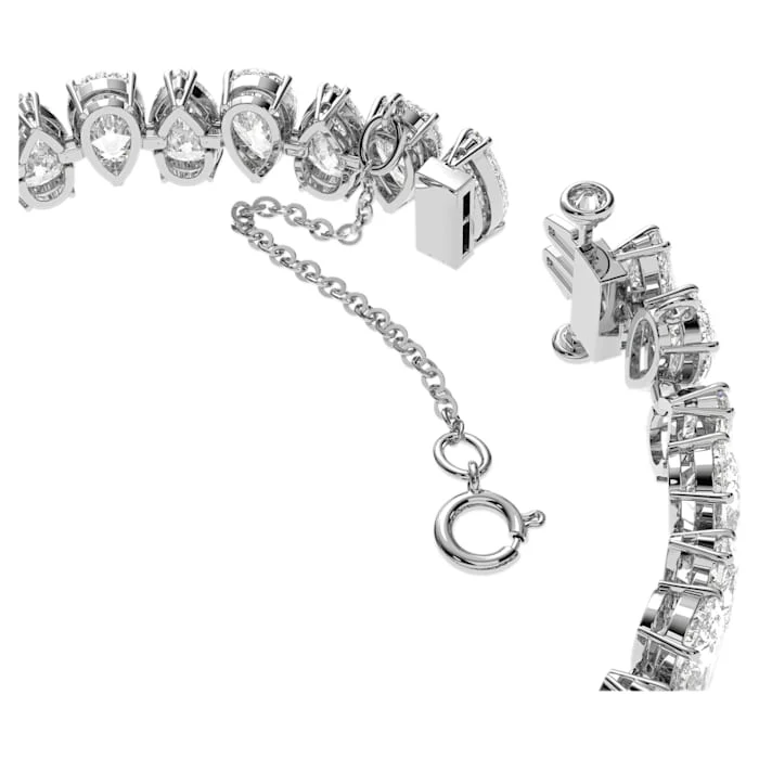 Millenia bracelet Pear cut, White, Rhodium plated - Image 3