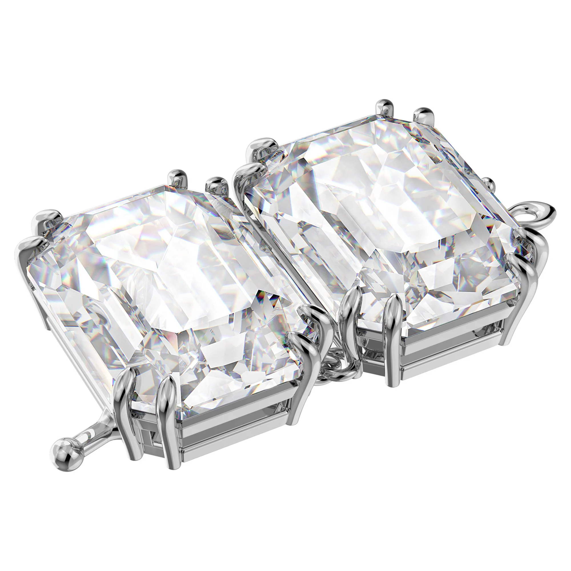 Millenia extender Octagon cut, White, Rhodium plated - Image 3