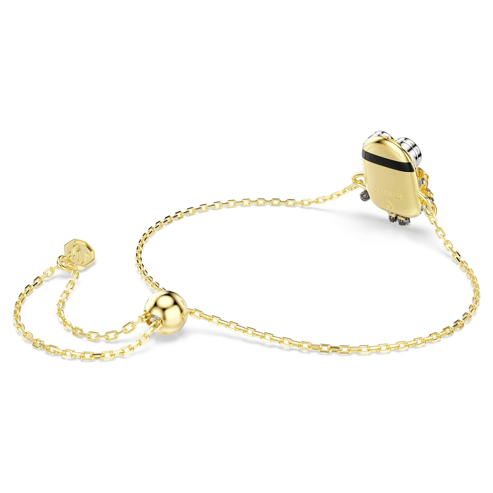 Minions Bob bracelet Pavé, Multicolored, Gold-tone plated - Image 4