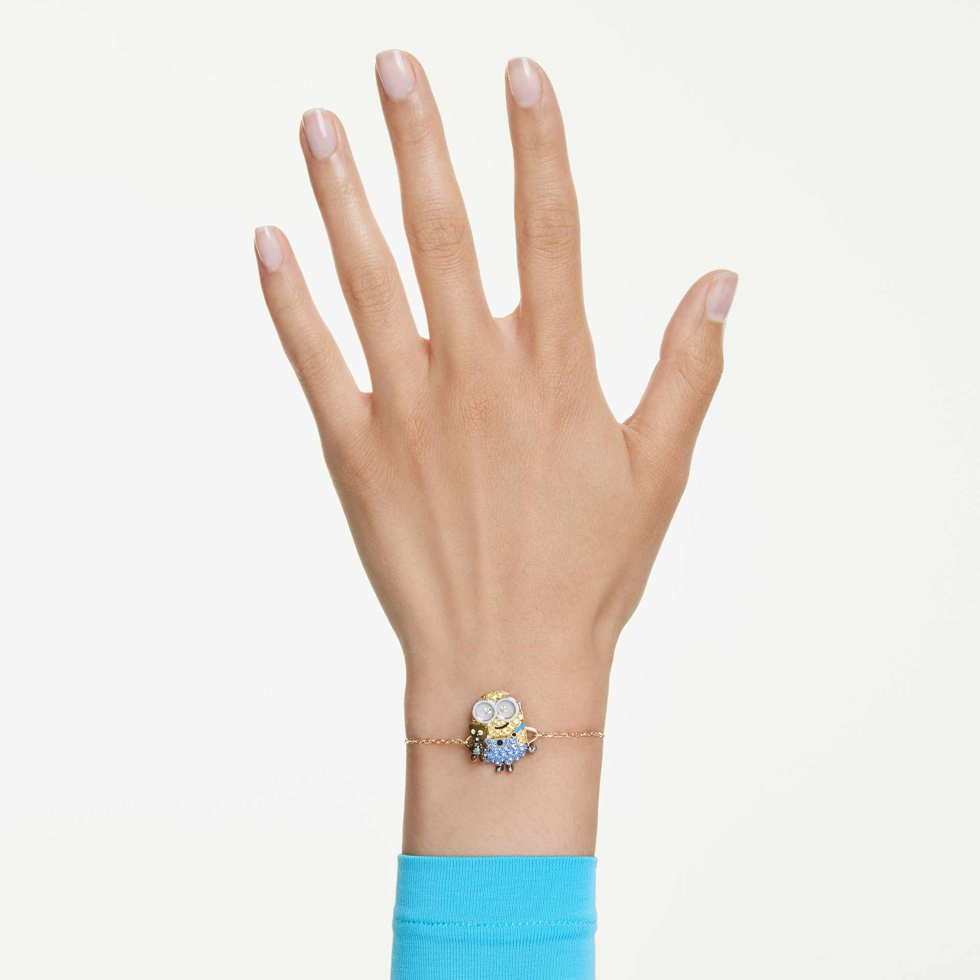Minions Bob bracelet Pavé, Multicolored, Gold-tone plated - Image 5