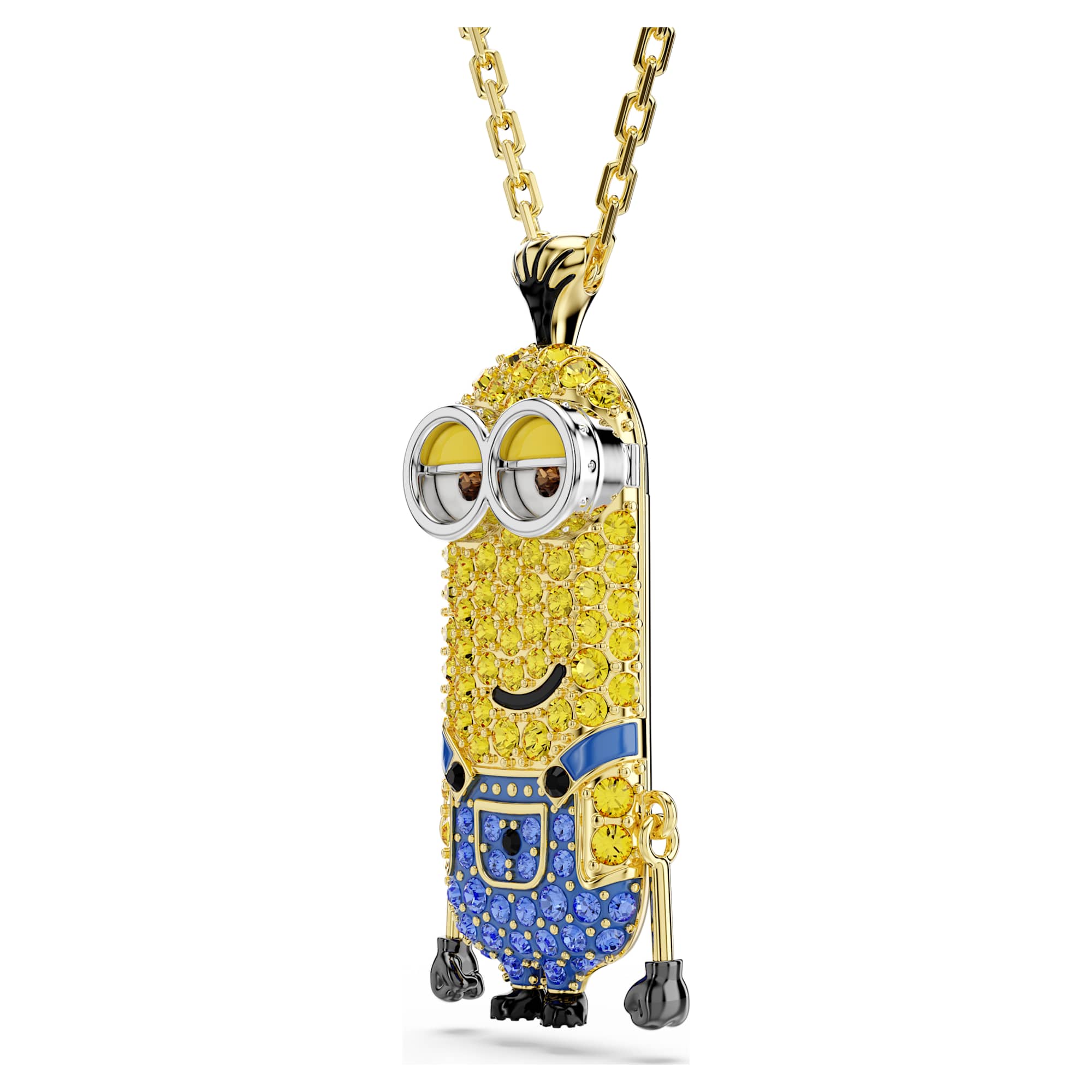 Minions Kevin pendant Pavé, Multicolored, Gold-tone plated - Image 3