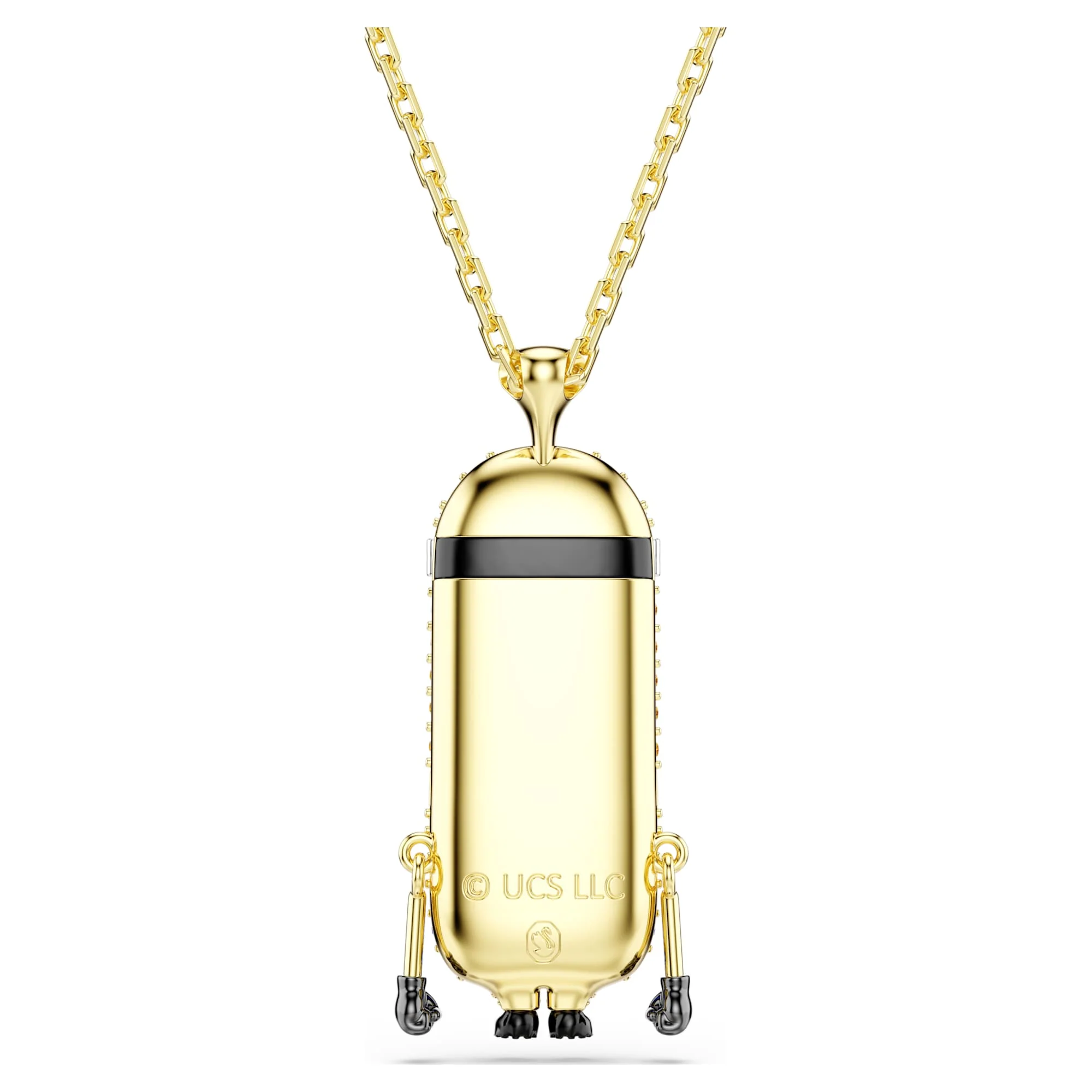 Minions Kevin pendant Pavé, Multicolored, Gold-tone plated - Image 5