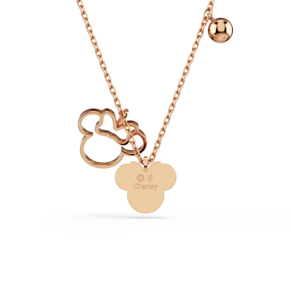Minnie Pendant, Multicolored, Rose Gold Tone Plated - Image 5
