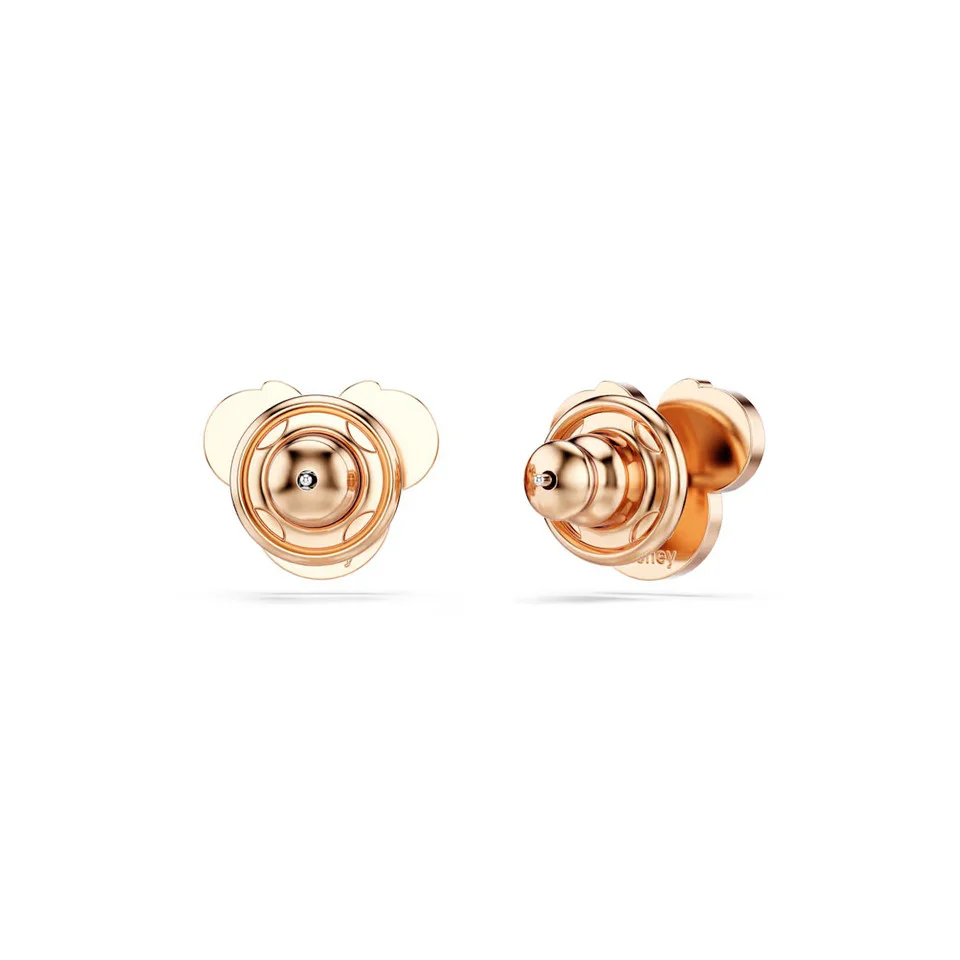 Minnie Stud Earrings, Multicolored, Rose Gold Tone Plated - Image 4