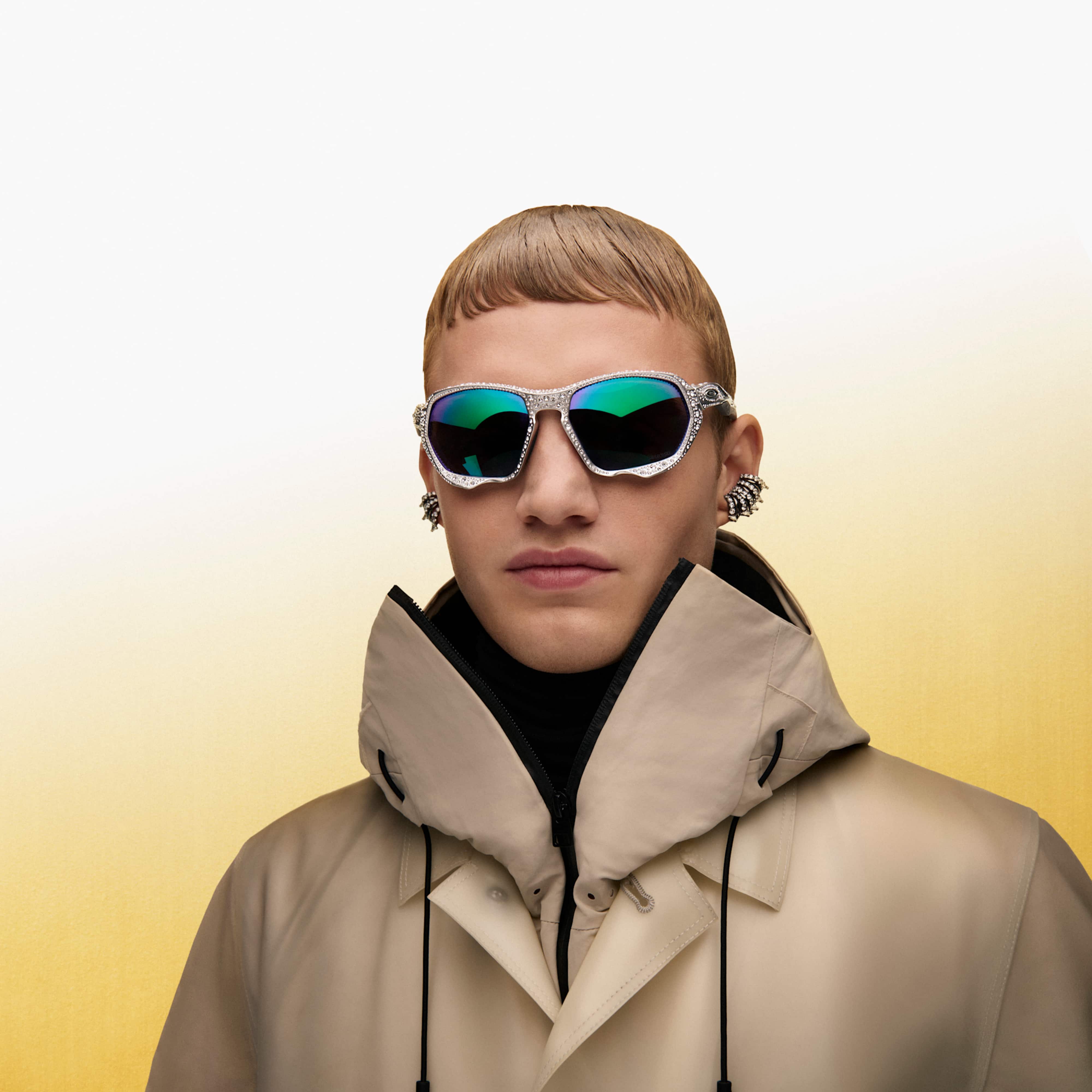 OAKLEY Plazma Sunglasses X-Silver Silver - Image 6