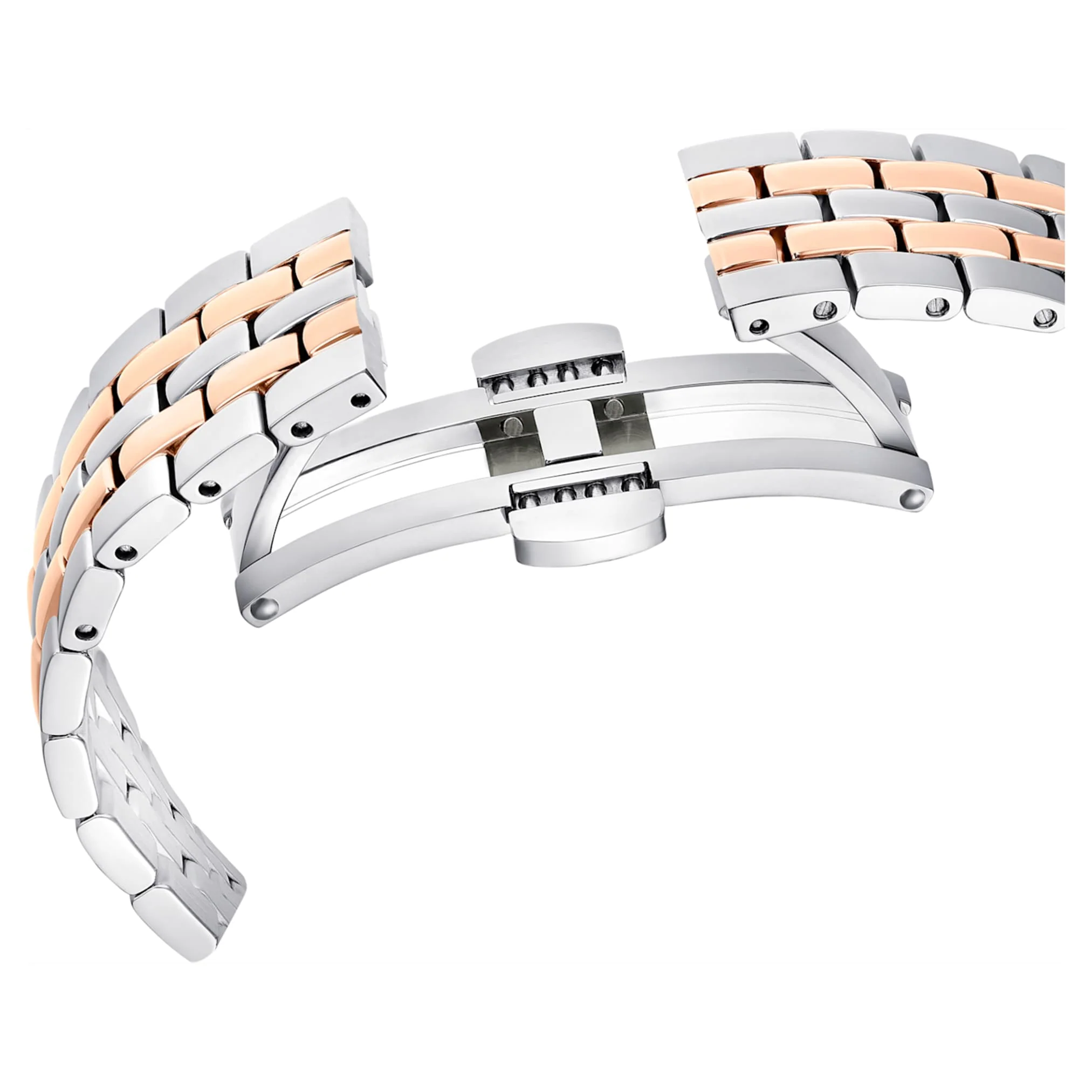 Octea Chrono watch Swiss Made, Metal bracelet, Rose gold tone, Mixed metal finish - Image 6