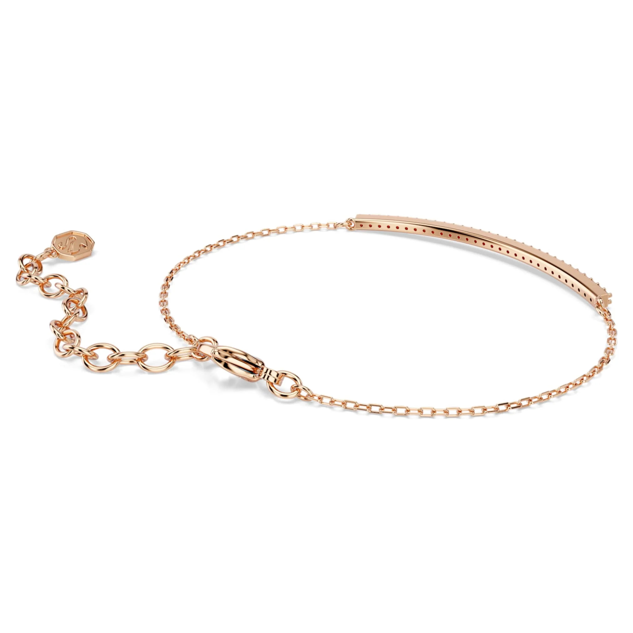 Only bracelet Round cut, Pink, 18K rose gold finish - Image 4