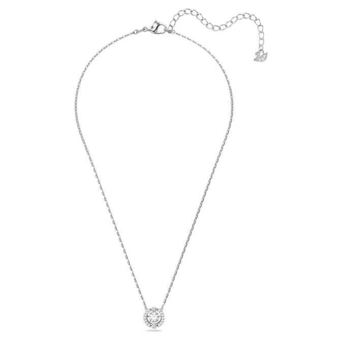 SS SPARKLING DC:NECKLACE CZWH/CRY/RHSC - Image 2