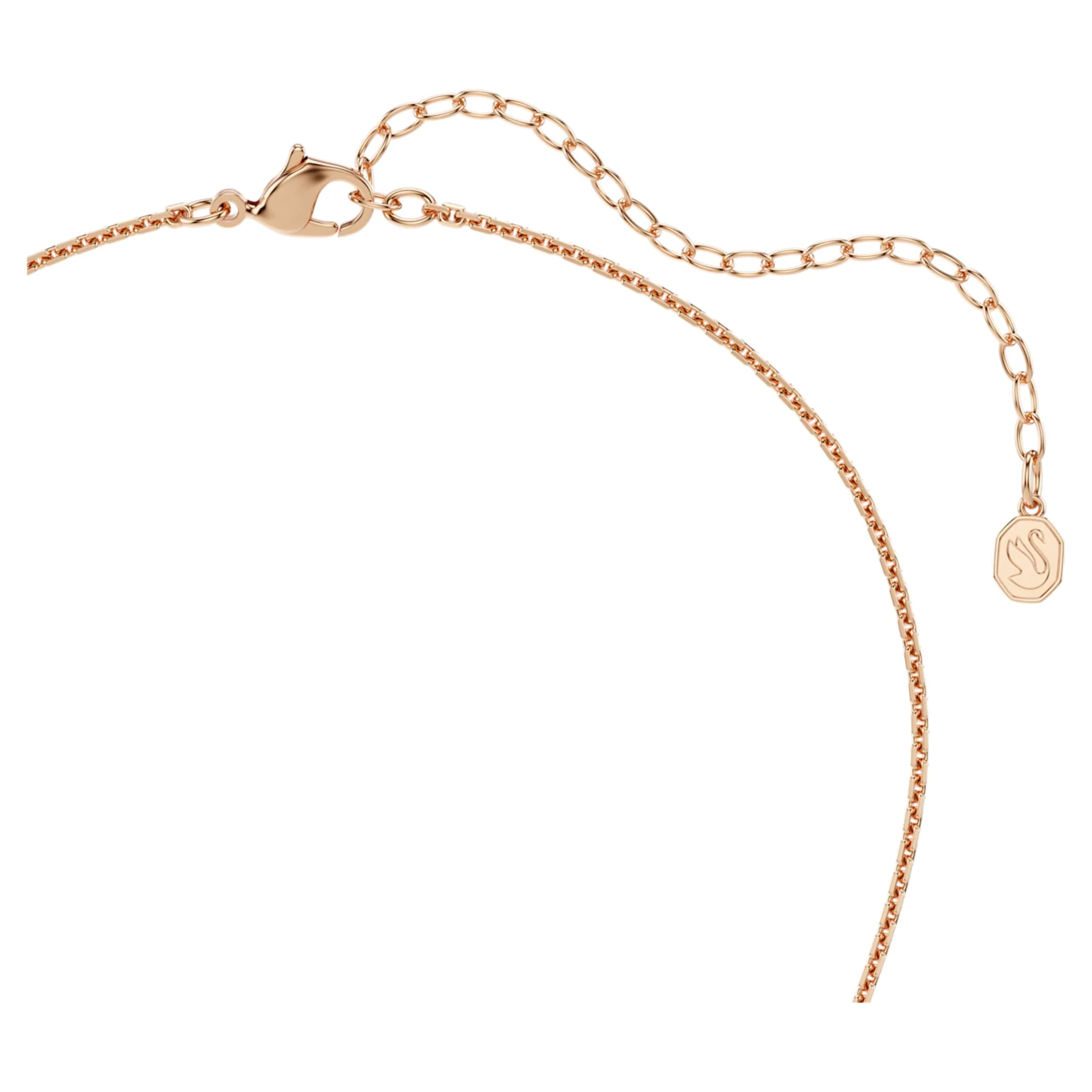 Sublima pendant Round cut, White, 18K rose gold finish - Image 4