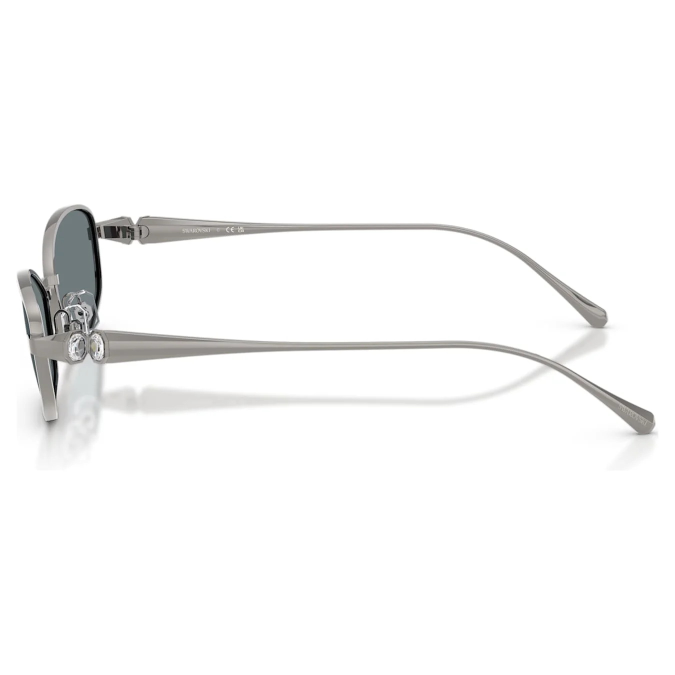 Sunglasses Pillow shape, SK7042, Silver tone - Image 3