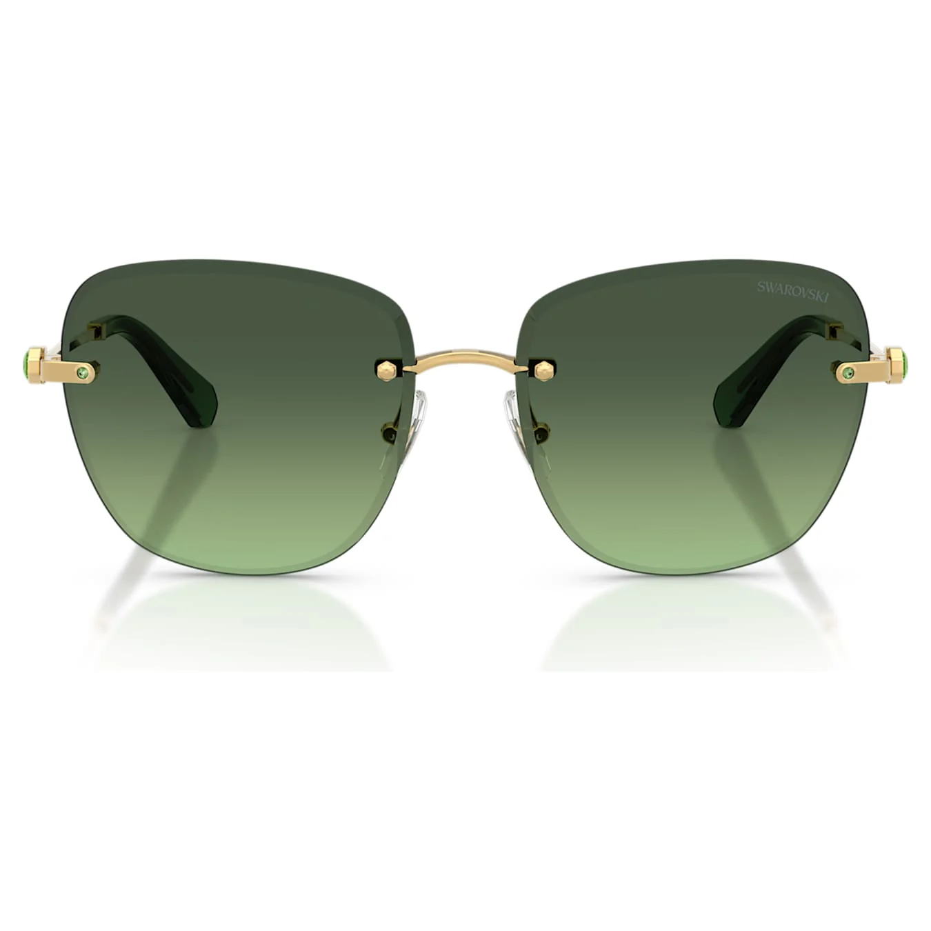 Sunglasses Square shape, SK7043, Green - Image 2