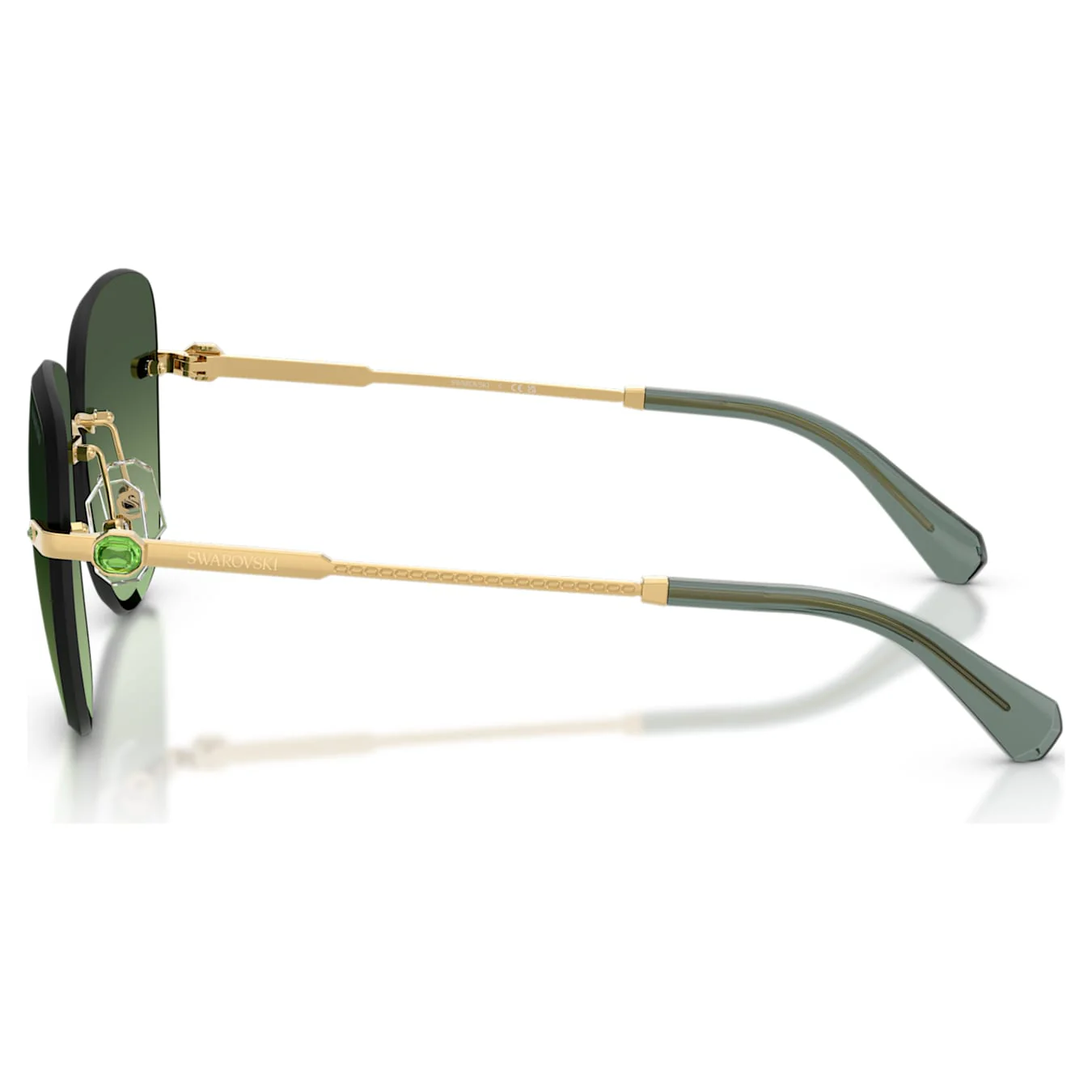 Sunglasses Square shape, SK7043, Green - Image 3