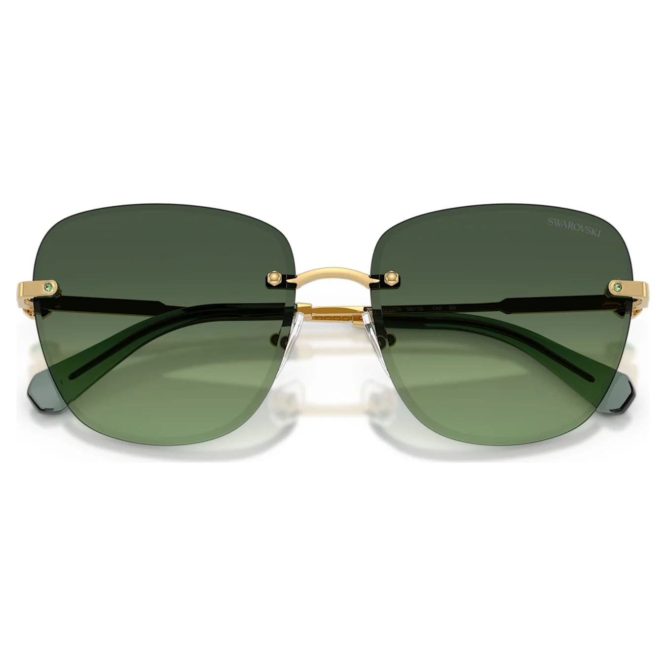 Sunglasses Square shape, SK7043, Green - Image 4