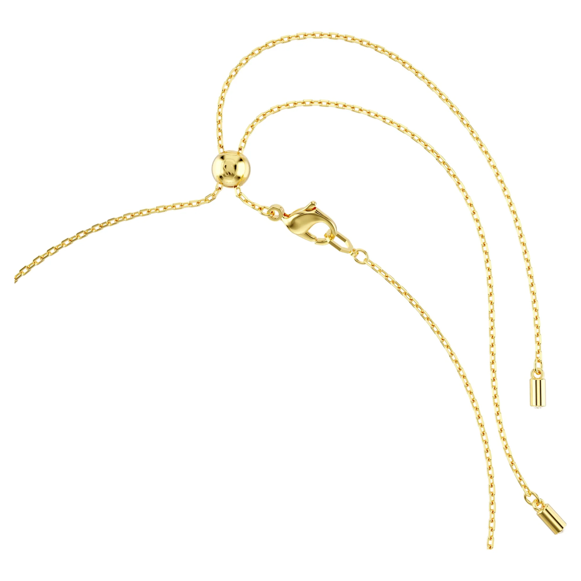 Symbolica choker Moon, infinity, clover, evil eye and horseshoe, Blue, Gold-tone plated - Image 3