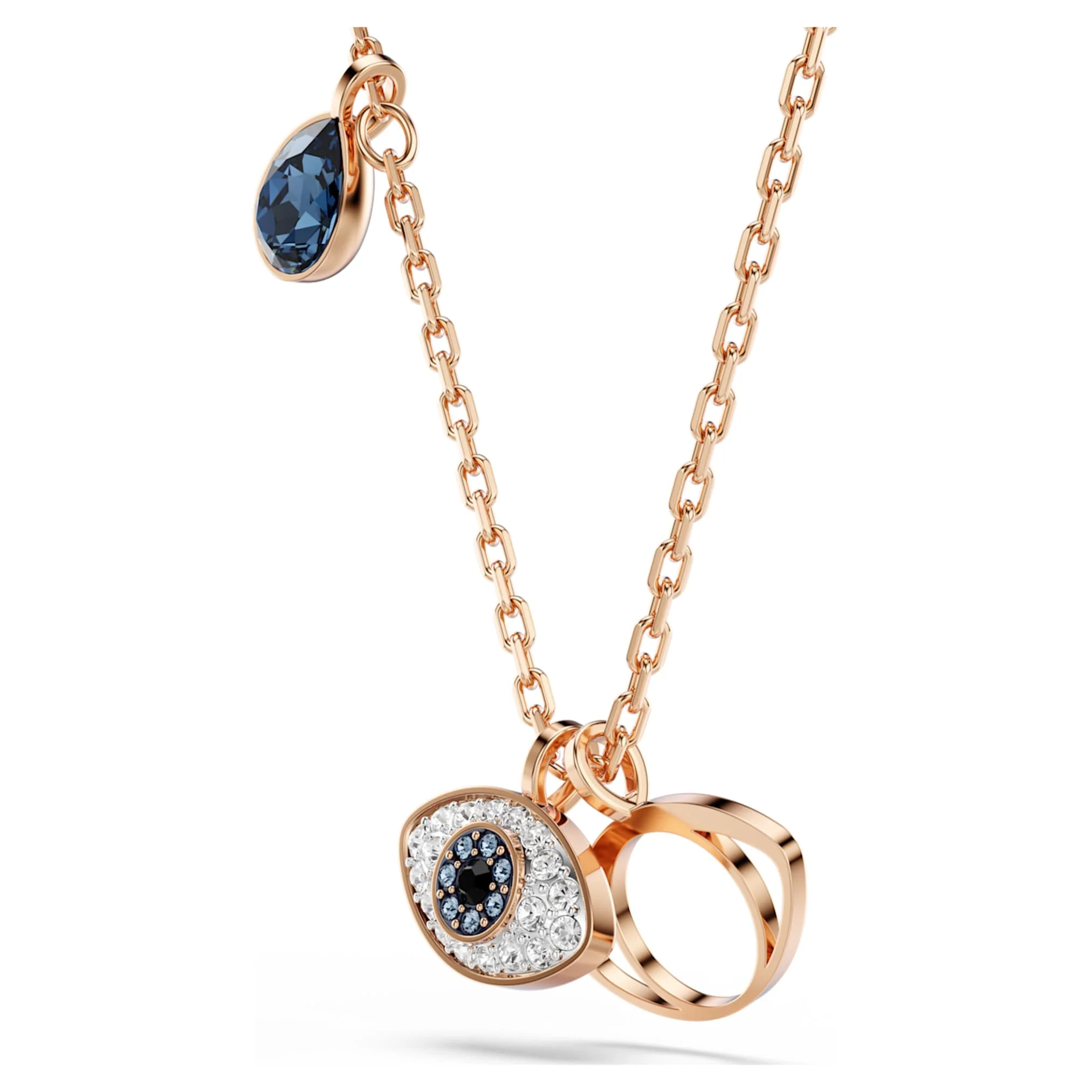 Symbolica pendant Eye, Multicolored, Rose gold-tone plated - Image 3