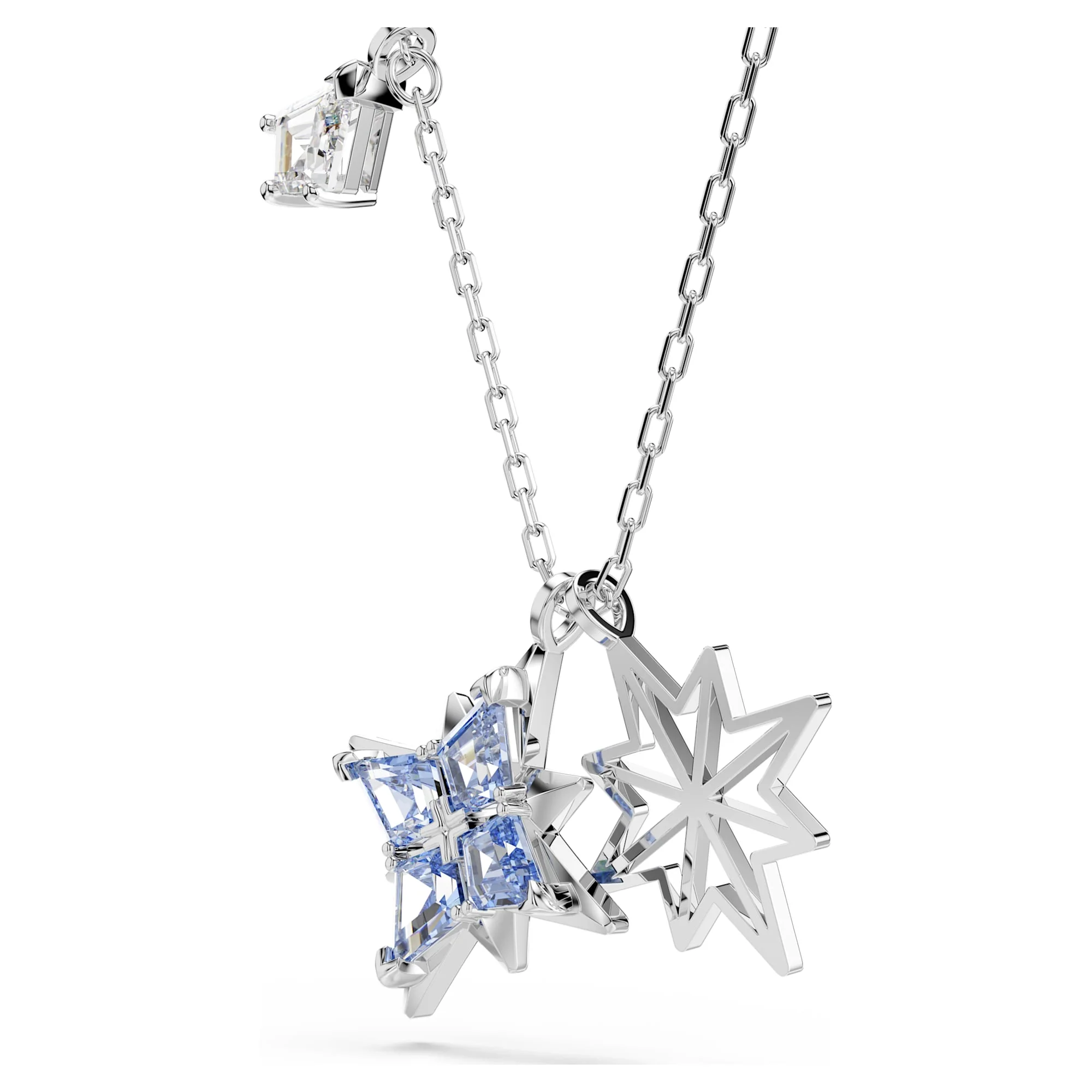 Symbolica pendant Star, Blue, Rhodium plated - Image 3