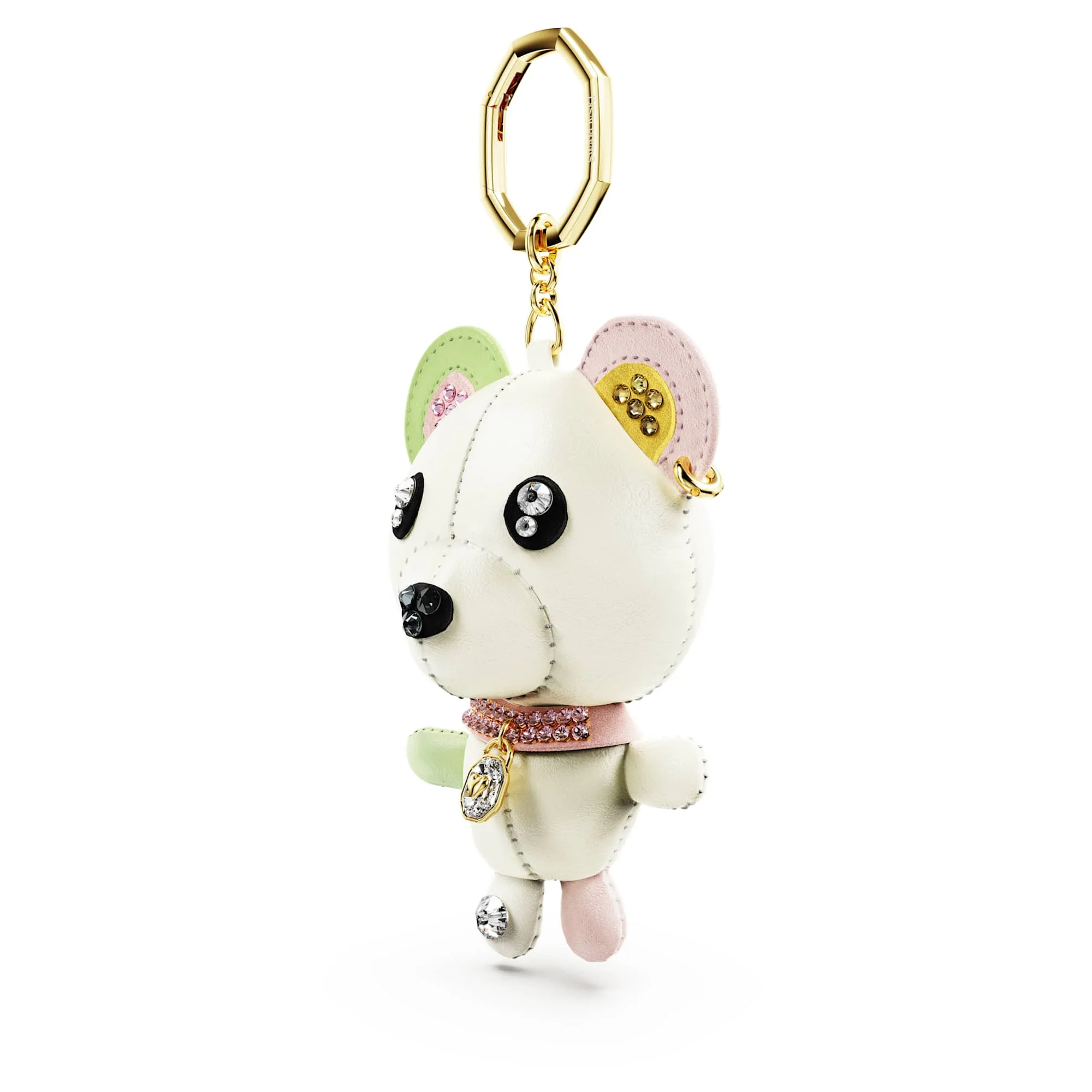 Teddy bag charm Bear, Multicolored, Gold-tone plated - Image 2