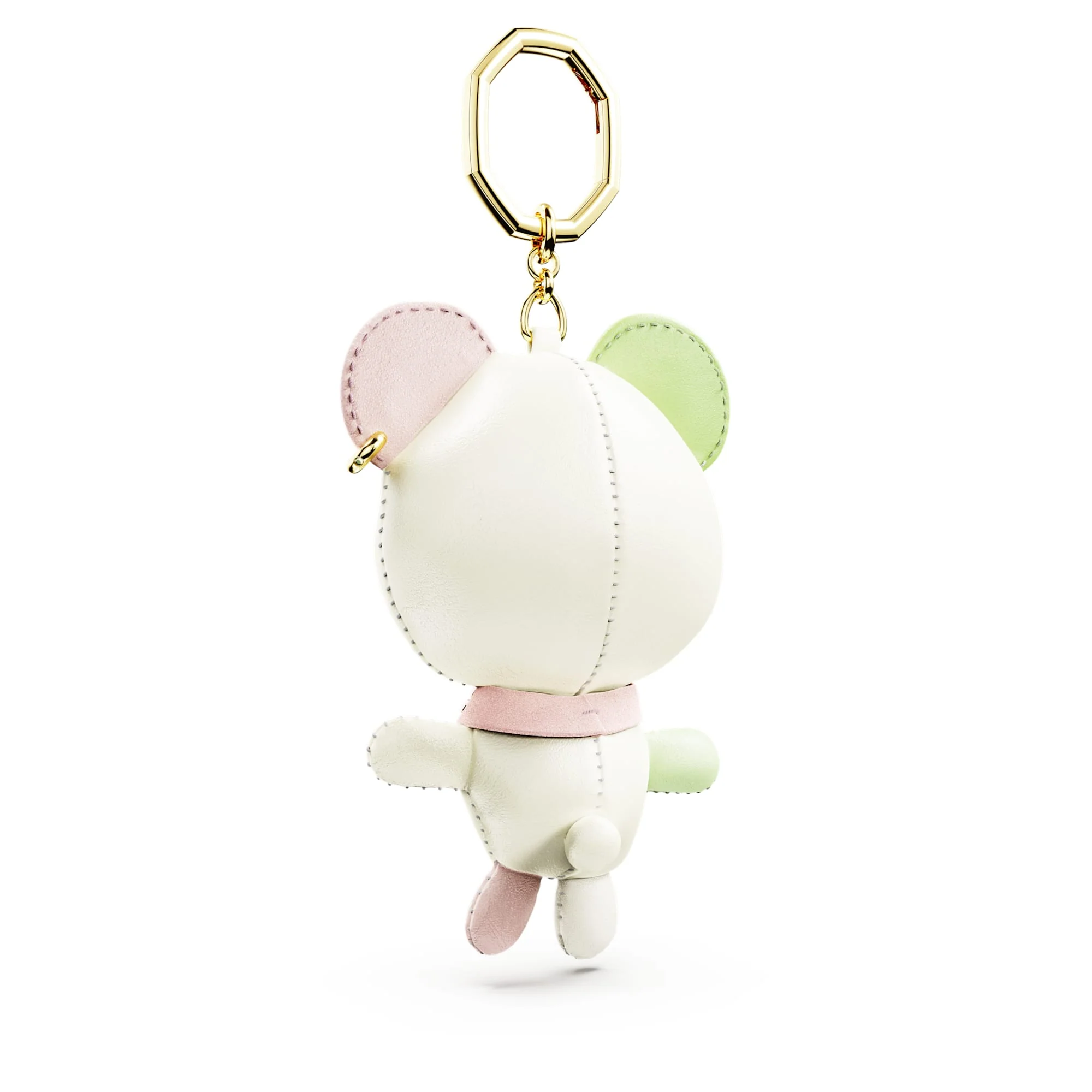 Teddy bag charm Bear, Multicolored, Gold-tone plated - Image 5