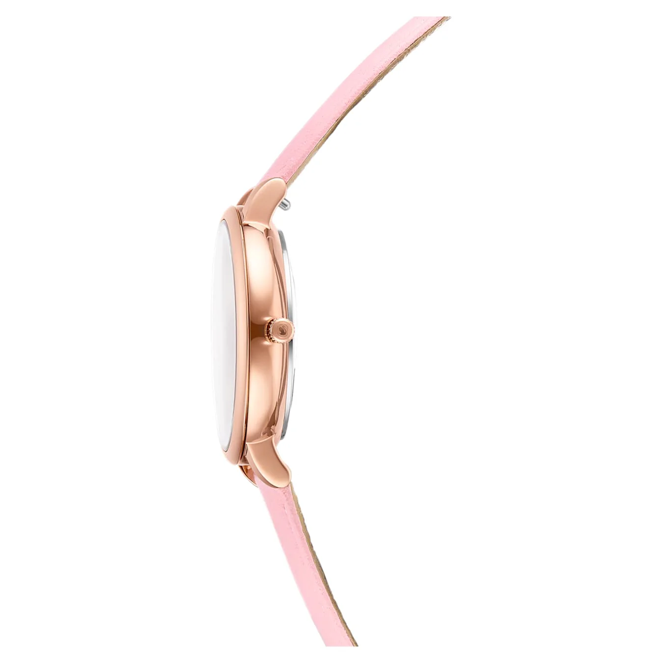 Teddy watch Swiss Made, Leather strap, Pink, Rose gold-tone finish - Image 5