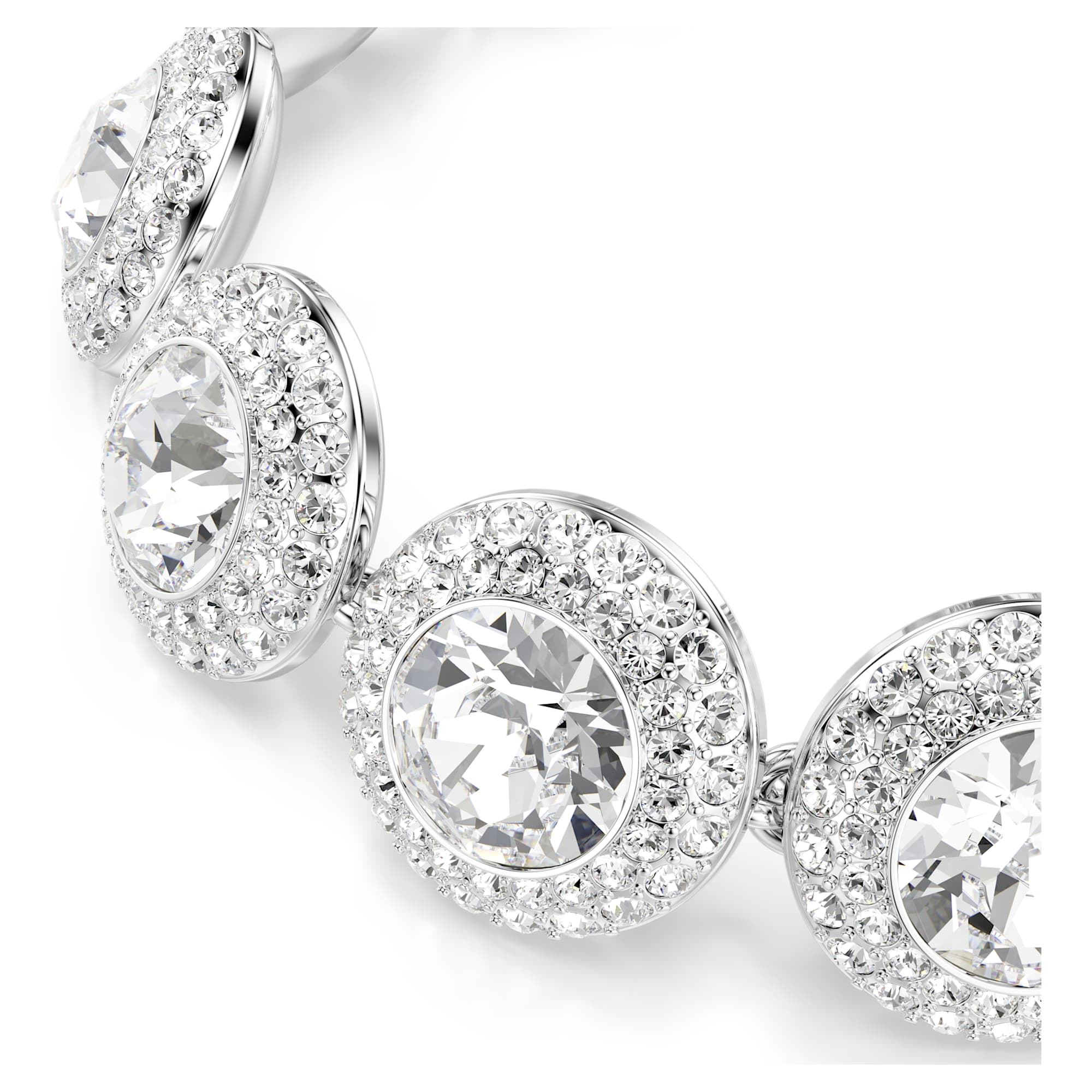 Una Angelic bracelet White, Rhodium plated - Image 4