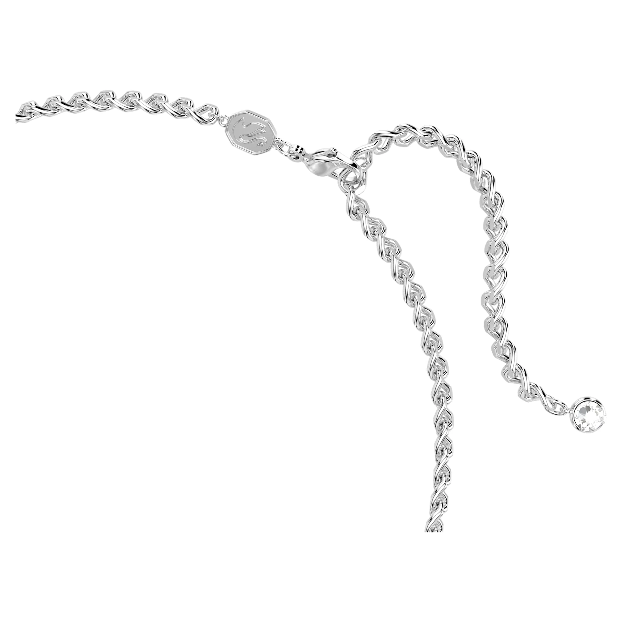 Una Angelic choker White, Rhodium plated - Image 3