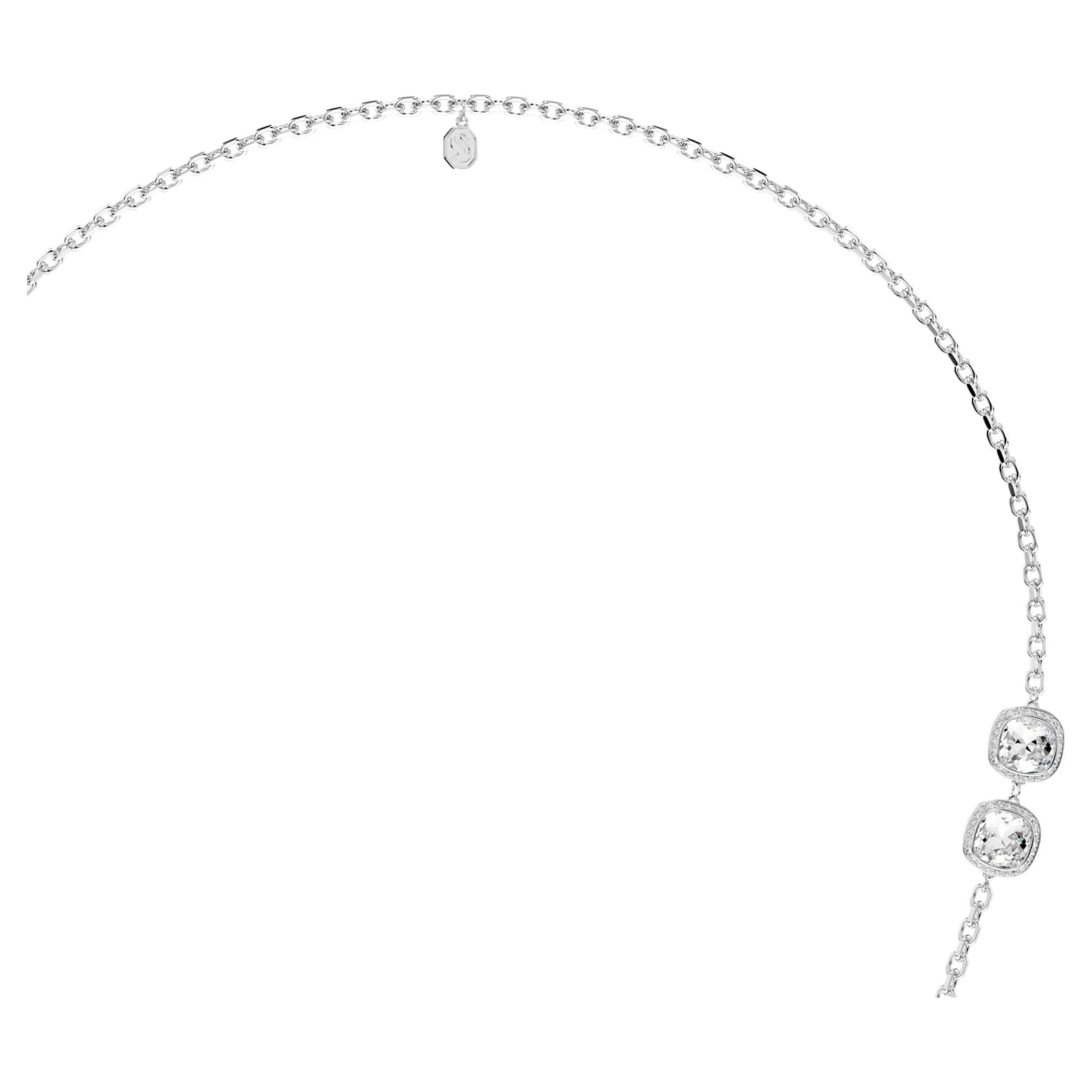 Una Angelic pendant and brooch Cushion cut, White, Mixed Plating - Image 4