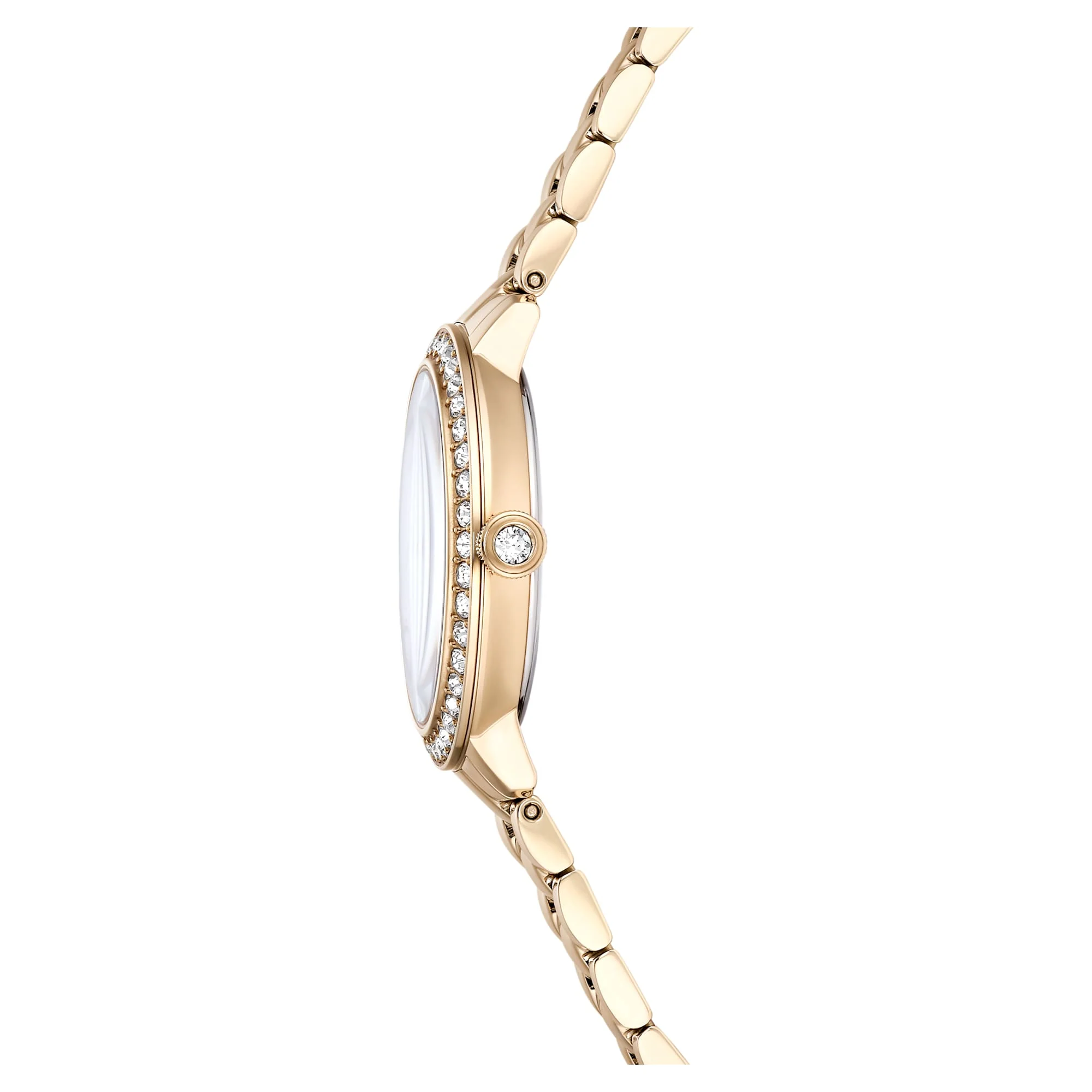 Watch Swiss Made, Metal bracelet, Gold tone, Champagne gold-tone finish - Image 6
