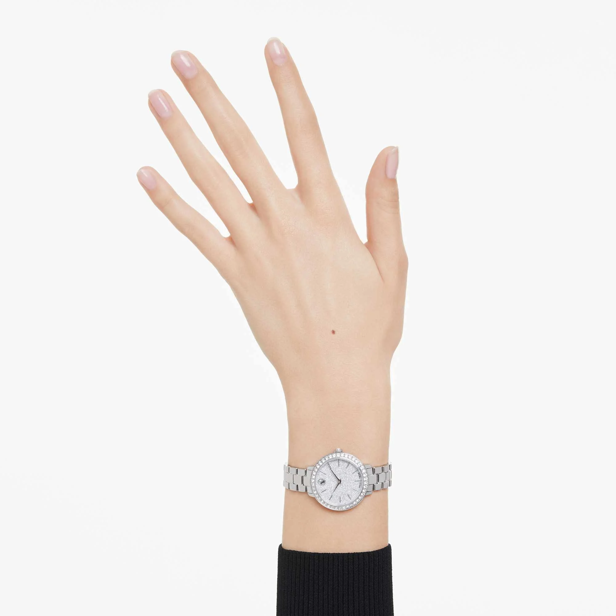 Watch Swiss Made, Metal bracelet, Silver tone, Stainless steel - Image 7
